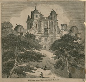 Observatório em Greenwich, Londres, construído por Charles II de English School