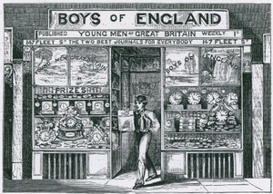Escritórios de Edwin J Brett, editor de Boys of England de English School