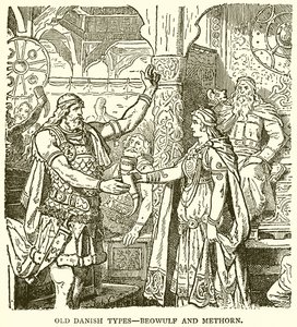 Tipos antigos de denish - Beowulf e Methorn de English School