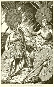 Tipos alemães altos - Sigurd e Brunhild de English School