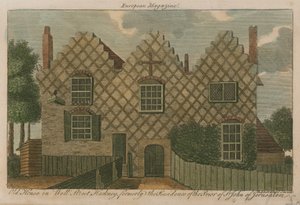 Casa antiga em Well Street, Hackney, anteriormente a residência do prior de São João de Jerusalém