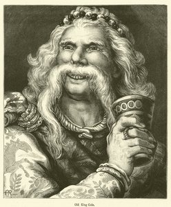 Velho Rei Cole (gravura) de English School