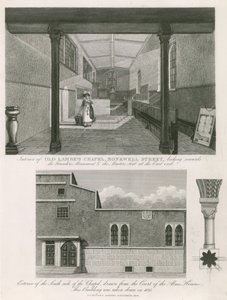 Capela velha de Lambes, rua de Monkwell, Londres de English School