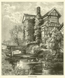 Old Moreton Hall (gravura) de English School
