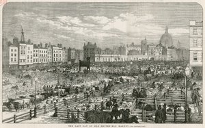 Mercado velho de Smithfield de English School