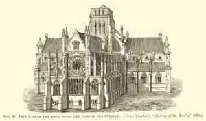 Old St Pauls, do Oriente, após a perda do campanário de English School