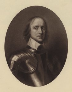 Oliver Cromwell (litografia) de English School