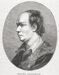 Oliver Goldsmith (1730-74) (gravura) (veja também 105778) de English School