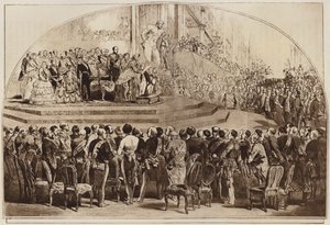 Inauguração do Palácio de Cristal em Sydenham de English School