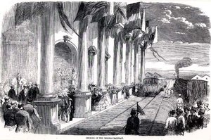 Abertura da Estrada de Ferro Madras de English School
