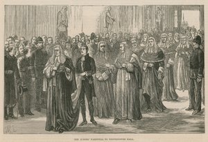 Abertura das Cortes Reais de Justiça: Os juízes se despedem de Westminster Hall de English School