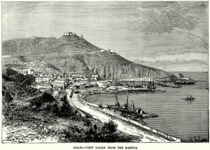 Oran - Vista da Marina (gravura) de English School