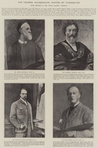 Nossos Principais Acadêmicos, pintados por eles mesmos (litho) de English School