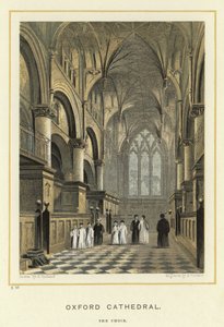 Catedral de Oxford, o coro de English School