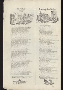 Página do Folheto sobre a Feira de Glasgow, publicado em 23 de Julho de 1835 (gravura) de English School
