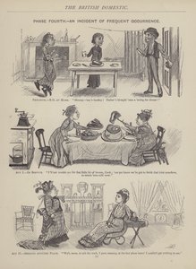 Página de The British Working Man or One Who Does Not Believe In Him (gravura) de English School