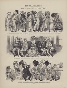 Página de The British Working Man or One Who Does Not Believe In Him (gravura) de English School