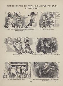 Página de The British Working Man or One Who Does Not Believe In Him (gravura) de English School