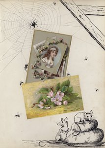 Página do final do livro de recortes vitoriano (multimídia)