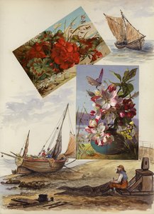 Página do final do livro de recortes vitoriano (multimídia)