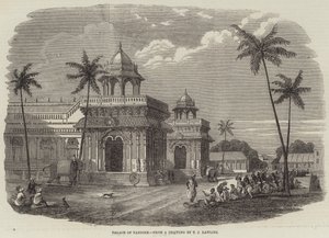 Palácio de Tanjore (gravura) de English School