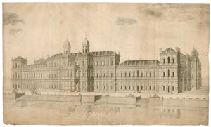 Palácio de Whitehall. Publicado 1748