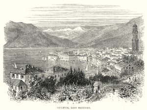 Pallanza, Lago Maggiore (gravura) de English School