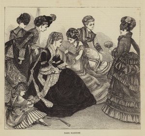 Paris Fashions (gravura) de English School