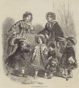 Paris Fashions for March (gravura) de English School