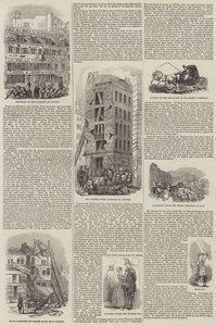 Paris após a Insurreição (gravura) de English School