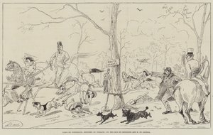 Paris on Horseback, o Bois de Boulogne e o M de Lesseps (gravura) de English School