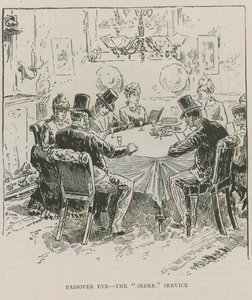 Páscoa véspera - o serviço de Seder de English School