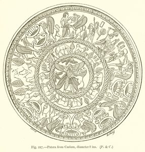 Patera de Curium, Diameter 8 ins de English School