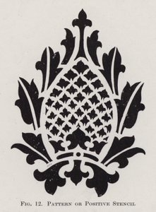 Padrão ou Stencil Positivo (litho) de English School