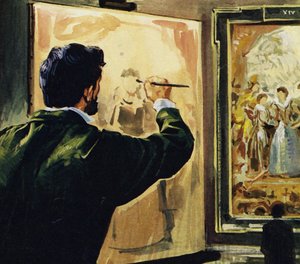 Paul Cezanne estudou e até copiou as obras de Rubens no Museu do Louvre de English School