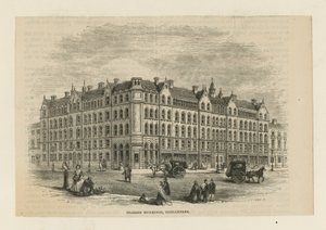 Edifícios Peabody em Spitalfields de English School
