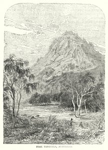 Peak Tangulla, Austrália (gravura) de English School