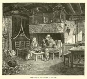 Camponeses de La Manche no jantar de English School