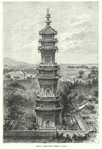 Pekin, do Palácio de verão (gravura) de English School
