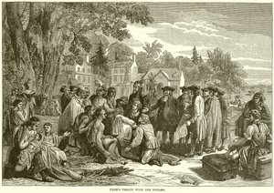 Tratado de Penns com os índios de English School
