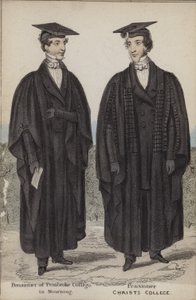 Pensionista do Pembroke College em luto, Pensionista, Christs College de English School