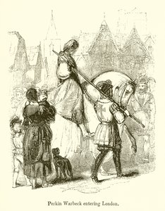 Perkin Warbeck, entrando em Londres de English School