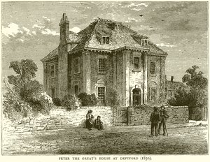 Pedro a casa dos grandes em Deptford (1850)