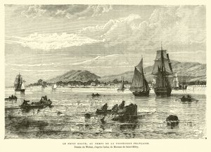 Petit-Goave, Haiti, quando era uma possessão francesa de English School