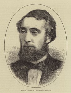 Philip Phillips, o Peregrino Cantor (gravura) de English School