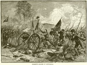 Picketts Charge em Gettysburg de English School