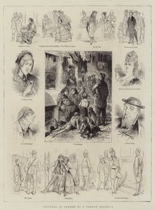 Fotos de Londres por um Artista Francês, I (gravura) de English School