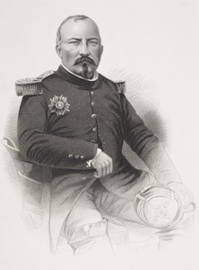 Pierre Francois Joseph Bosquet, da &39;Galeria de Retratos Históricos&39;, publicado em 1880