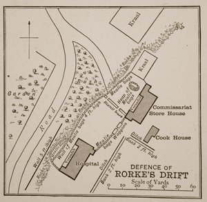 Plano da defesa de Rorkes Drift de English School