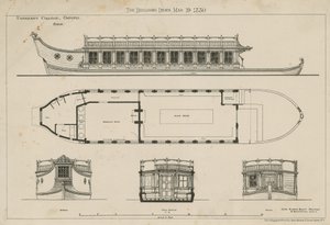 Planos da Barge da University College de English School